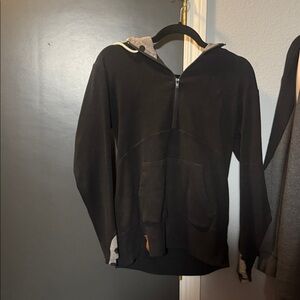 AMPERSAND AVE Black and Gray Hoodie